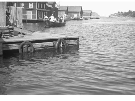 Bönhamn ca: 1920. Fotograf Emil Nordenmark.